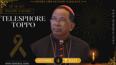 Telesphore Placidus Toppo, prominent Roman Catholic Cardinal from India, remembered for his dedication to the Catholic Church and significant contributions to social justice.